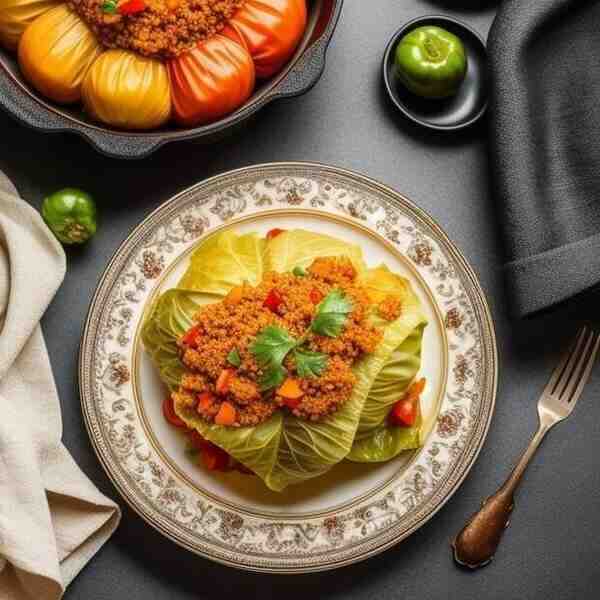 Перец фаршированный капустой Витаминный